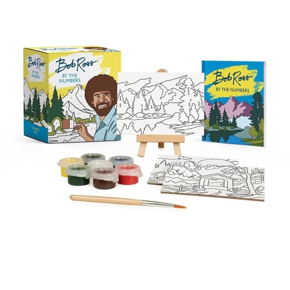 Bob Ross By The Numbers Mini Paintings Kit